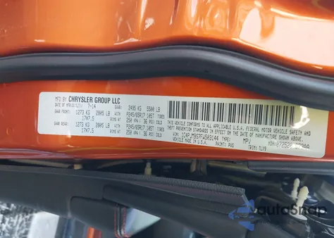 2015 Jeep Cherokee Trailhawk z USA, uszkodzony, nr VIN 1C4PJMBS7FW503144